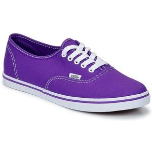 Purple Low Top Vans
